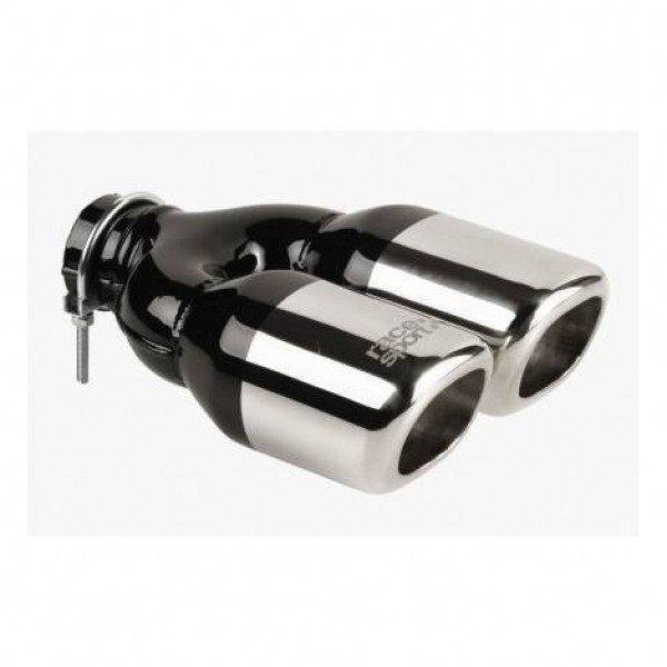 Cola escape doble salida race sport universal acero inoxidable
