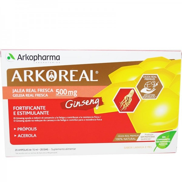 Arkopharma Arkoreal Jalea Real Inmunidad y Energía 20 Ampollas
