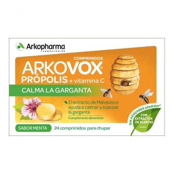 Arkopharma Arkovox Própolis Sabor Miel y Limón 24 Comprimidos para Chupar