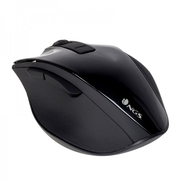 Ngs ratón inalámbrico 2.4 ghz bowblack16000dpi neg