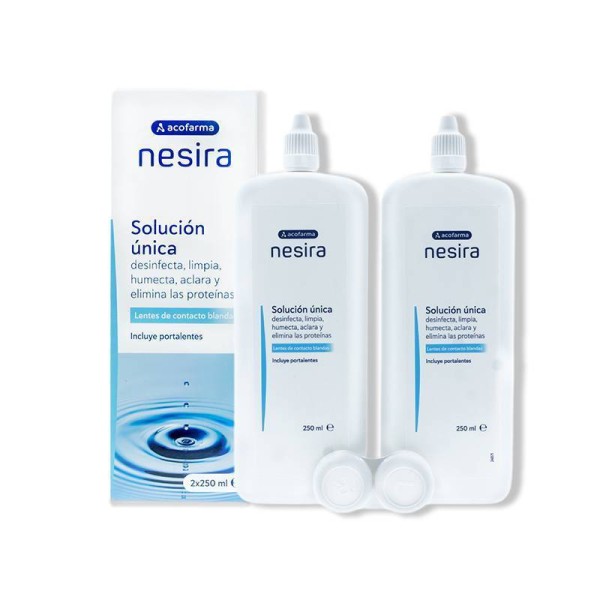 Acofarma Nesira Solucion Unica para Lentillas 2 