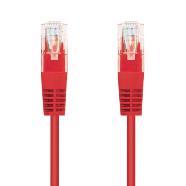 Nanocable latiguillo categoria 6 utp 0.5 m rojo