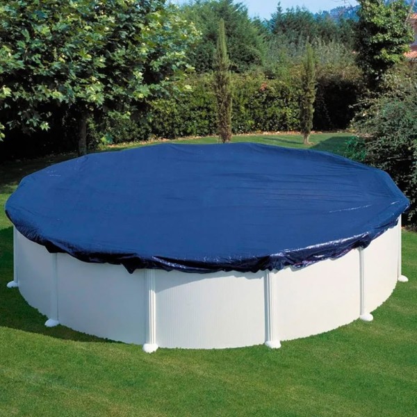 Cubierta piscina redonda de acero ø440 cm