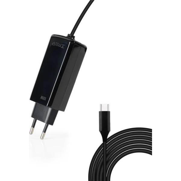 Tooq cargador portátil gan usb-c pd 100w cúbico