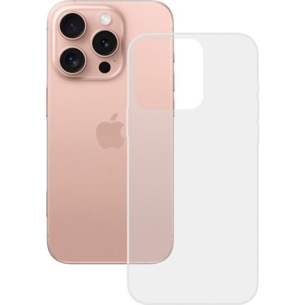 Ksix funda trasera flexible / iphone 16 pro