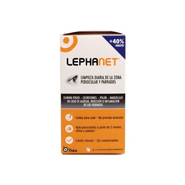 Lephanet Toallitas Limpiadoras Ojos 30 + 12 Uds Promo